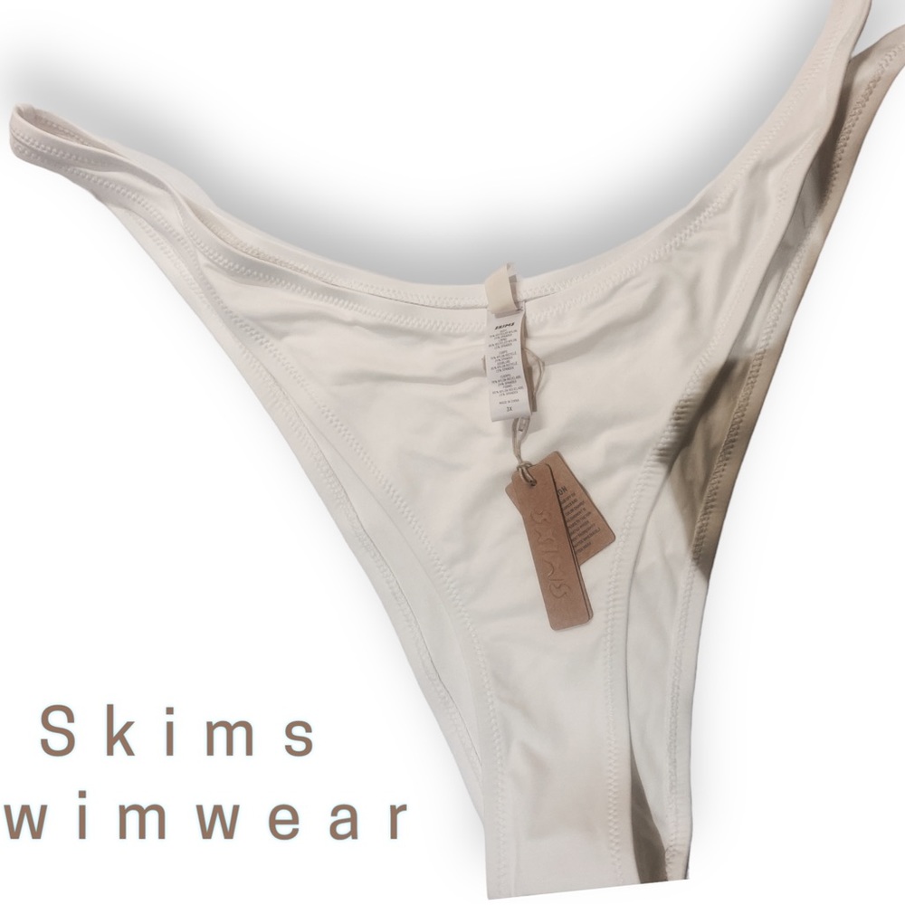 Skims, Swimwear, white bikini bottoms 4X plus size